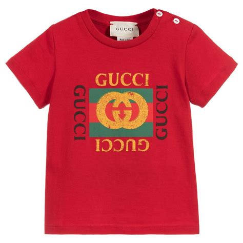 gucci baby logo t shirt|gucci baby clothes outlet.